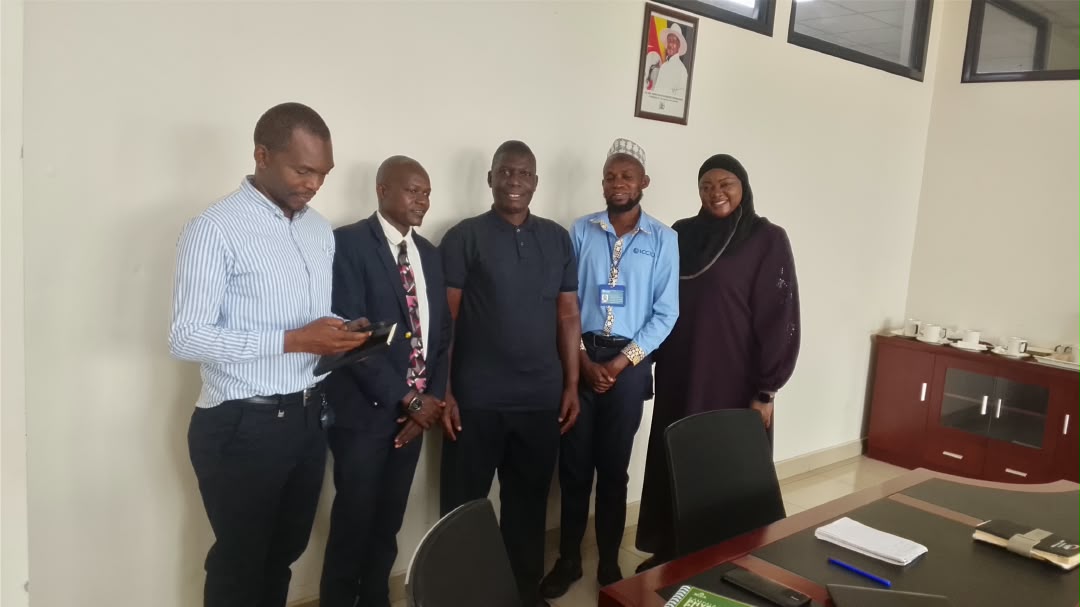 ICCIU secretariat team meeting institutional partners in Kampala