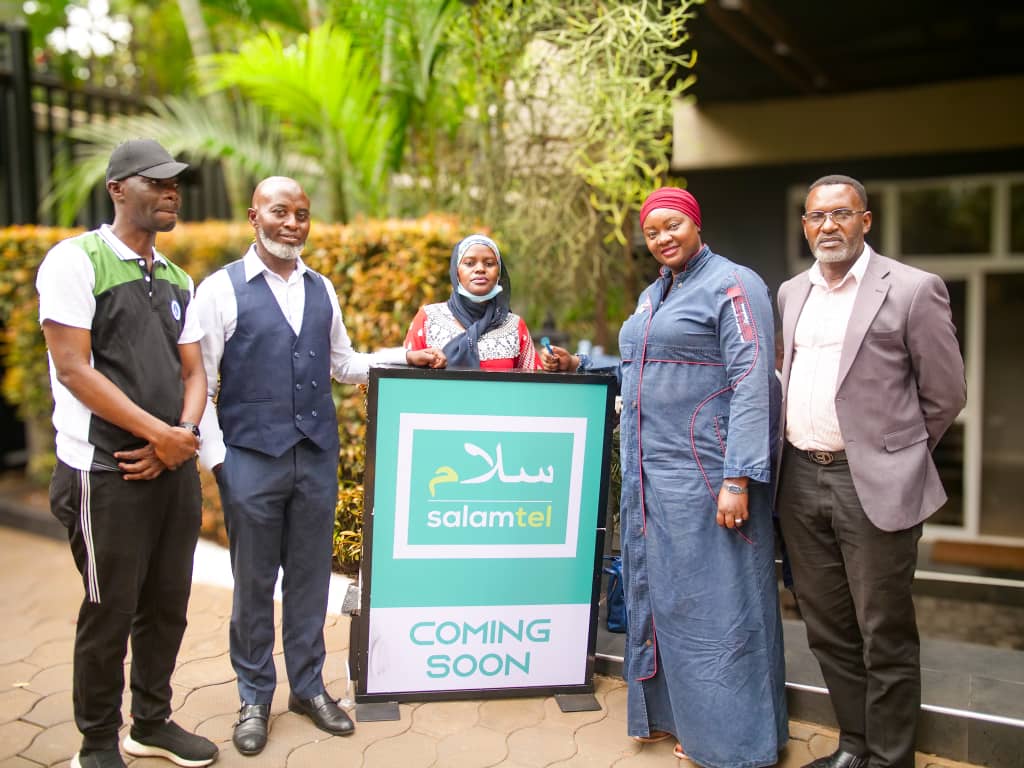 ICCIU team with partners ahead of the Salamtel market launch