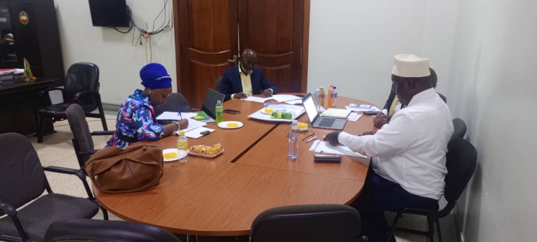 ICCIU leadership in a boardroom planning session at the chamber offices