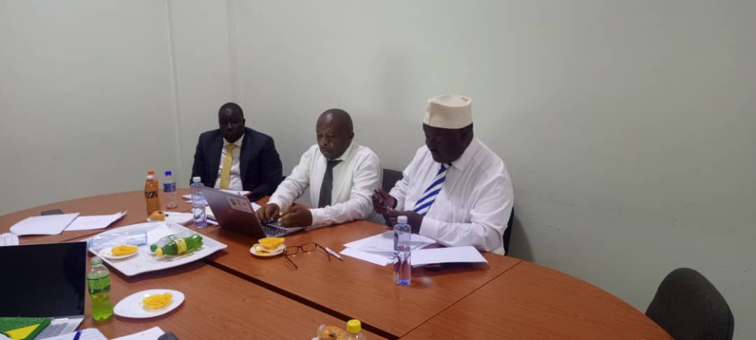 ICCIU executives presenting during a chamber committee meeting
