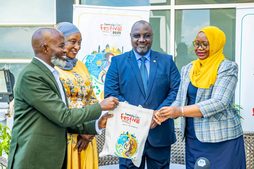 ICCIU officials at the Kampala City Festival 2025 partnership launch