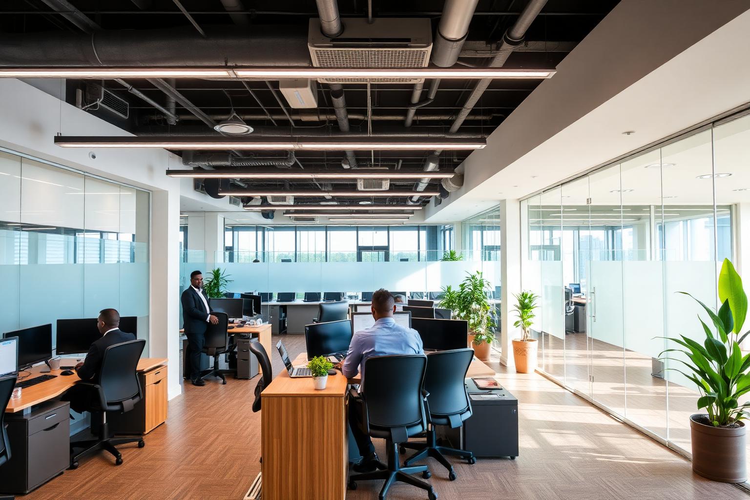 Reception of a modern professional office in Kampala