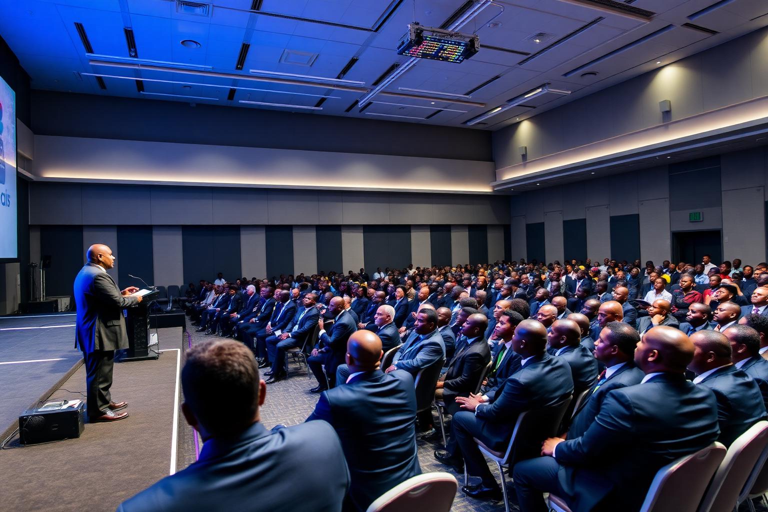 Delegates at an ICCIU business conference